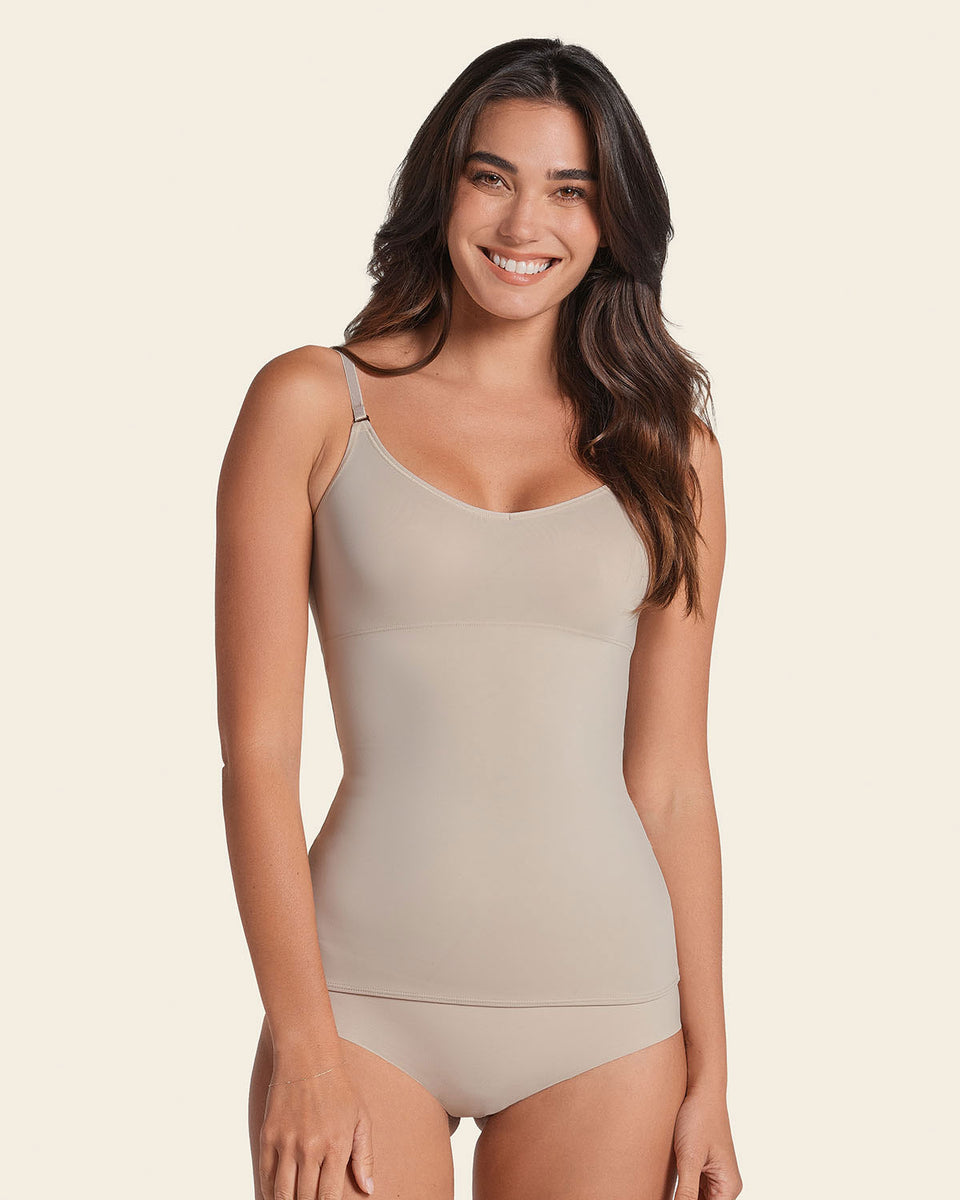 Camiseta multiusos de control de abdomen