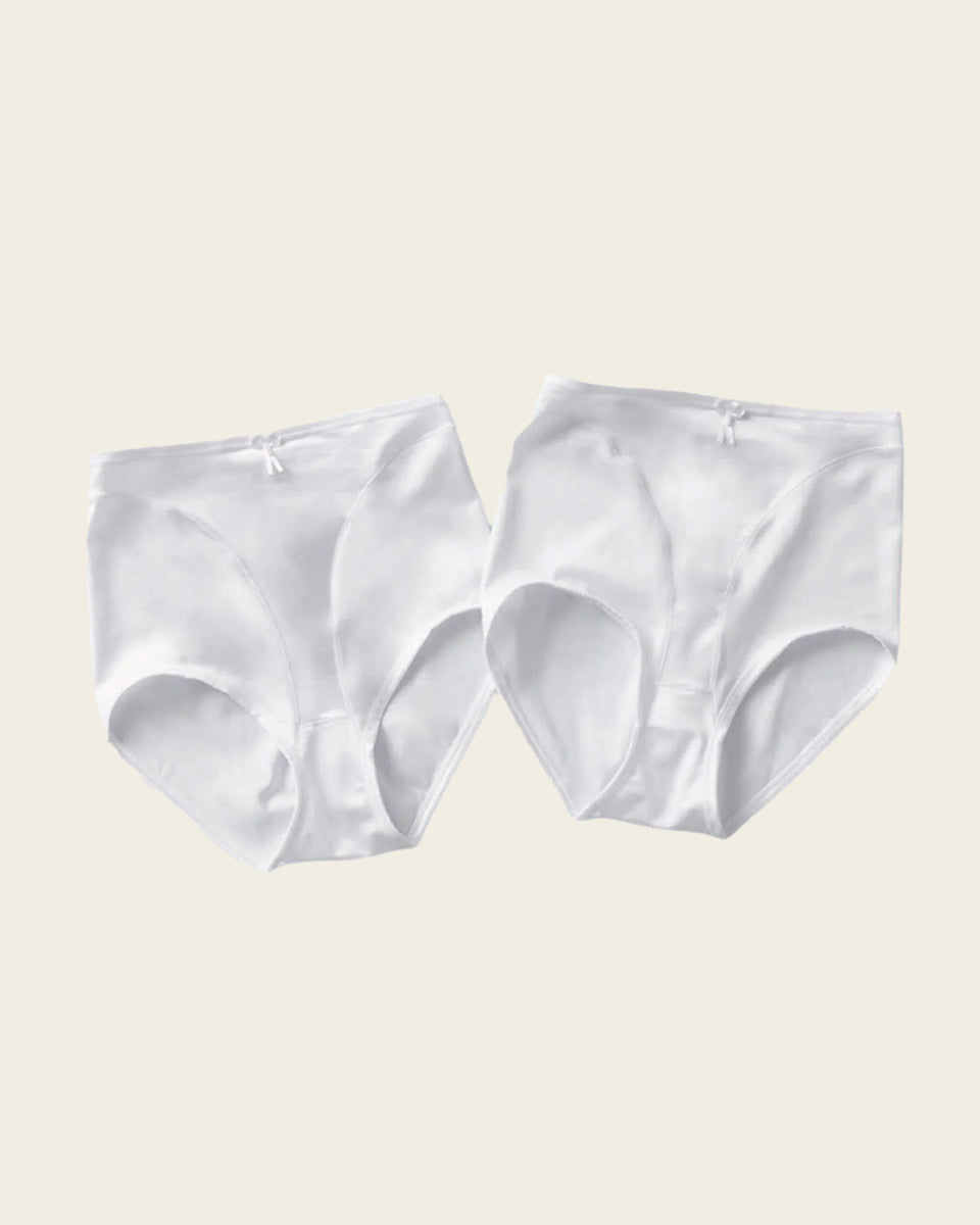 Paquete x 2 bragas fajas clásicas con control suave de abdomen