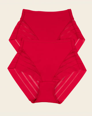 Paquete x 2 braga faja clásicas compresión moderada de abdomen#color_323-rojo