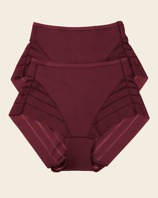 Paquete x 2 braga faja clásicas compresión moderada de abdomen#color_382-vino