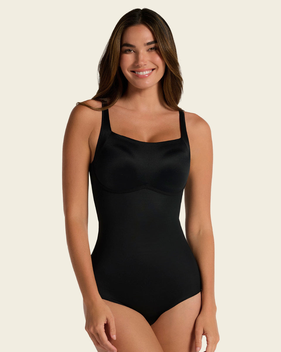 Body de control de abdomen con bra incorporado