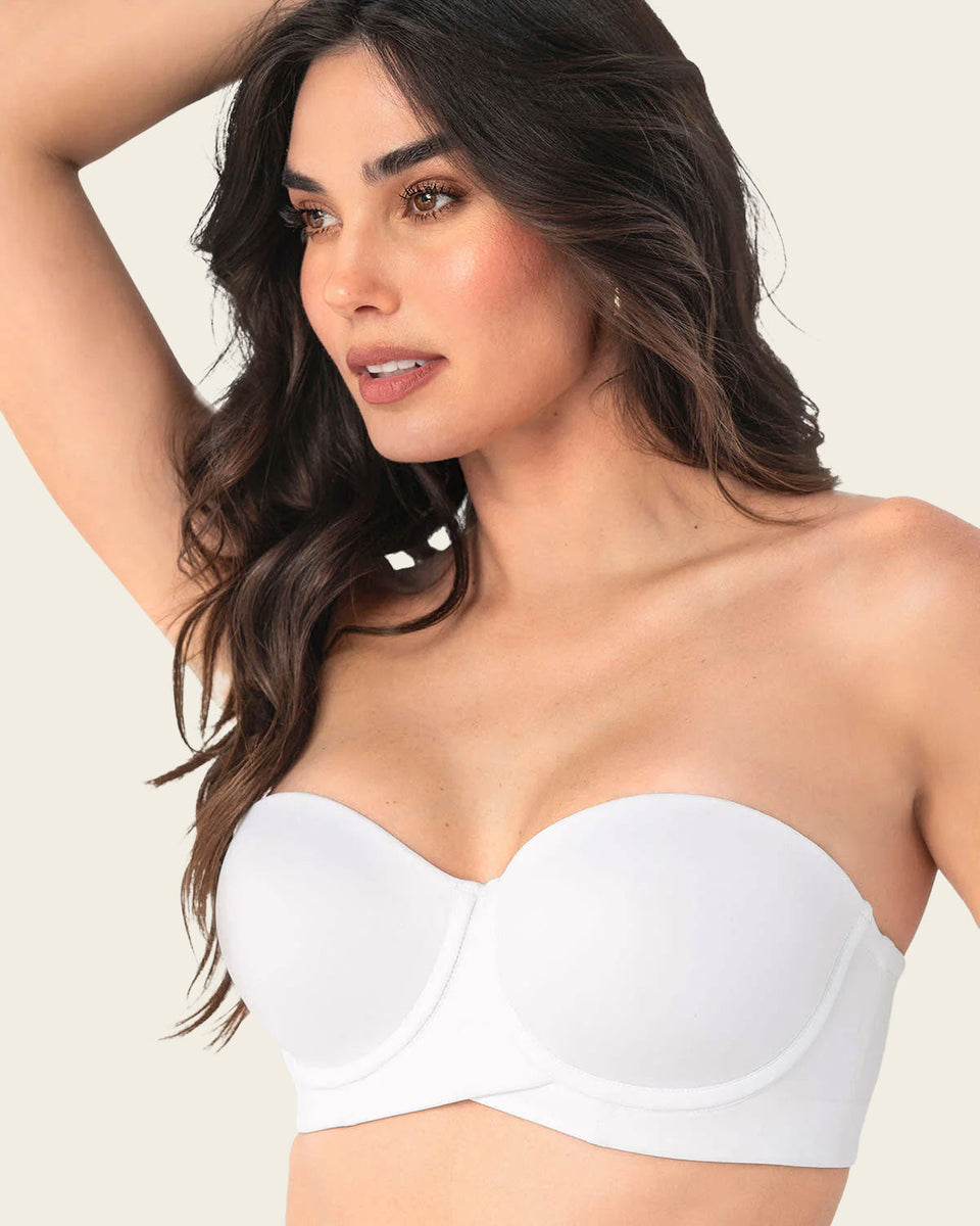 Sujetador  sin  tirantes ideal para pecho mediano y grande